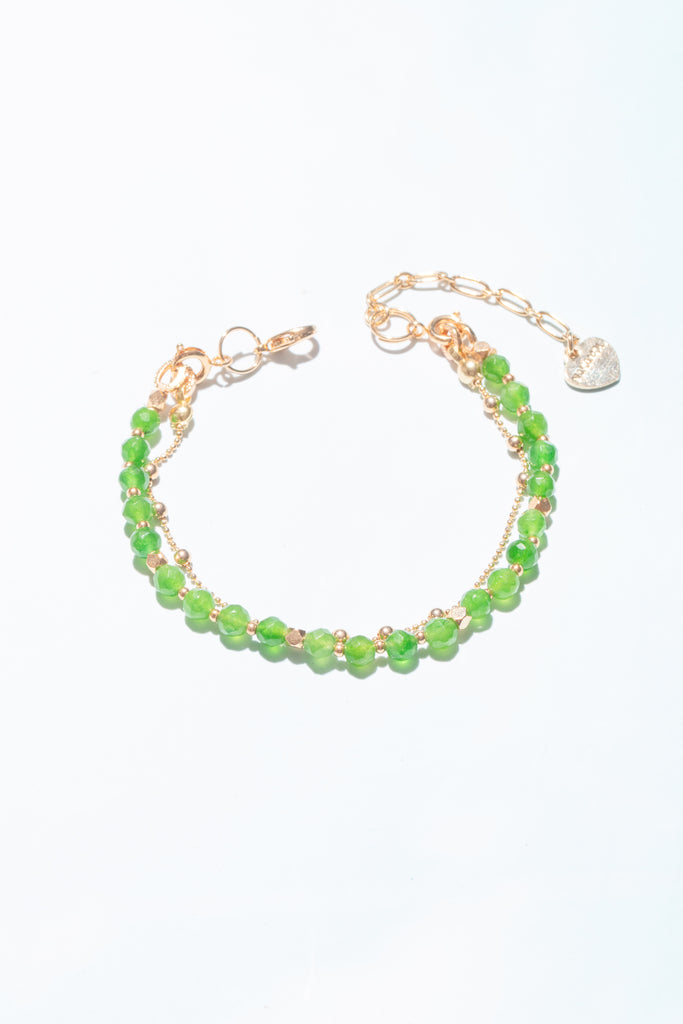 Emerald Lucky Stone Bracelet - Nakamol
