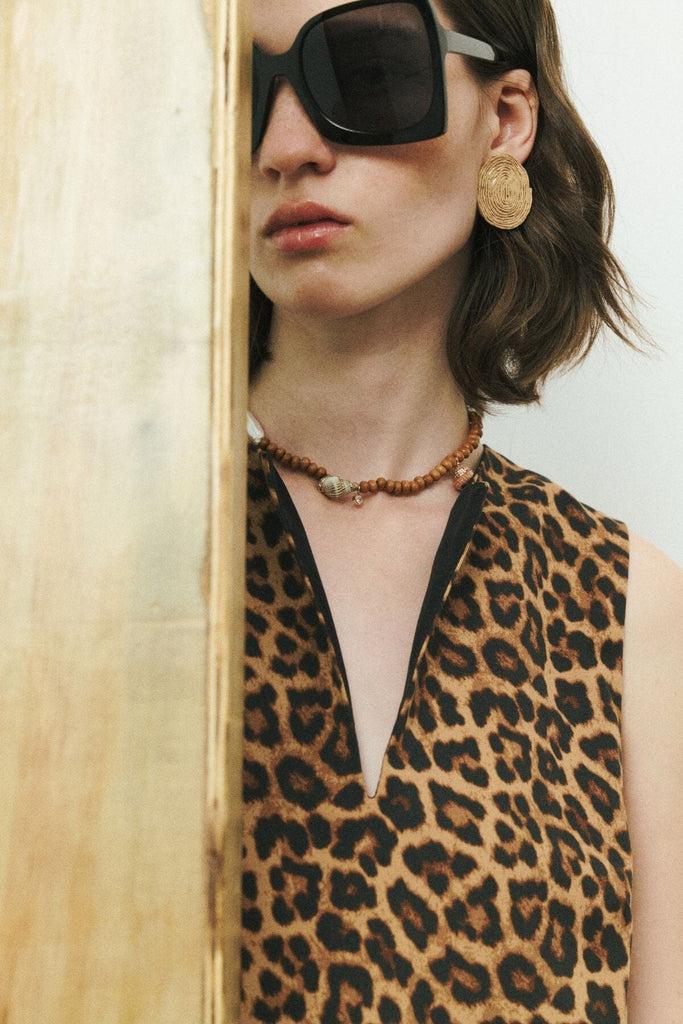 SHELL BROWN NECKLACE - Nakamol