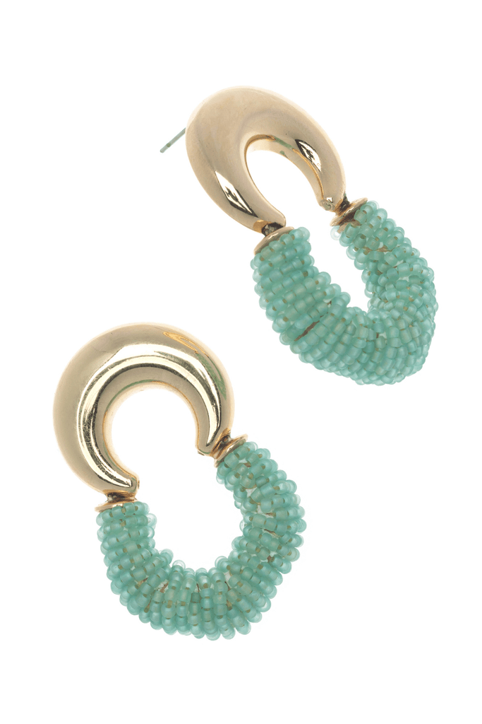 Light Blue Freeform Fashion Earrings - Nakamol