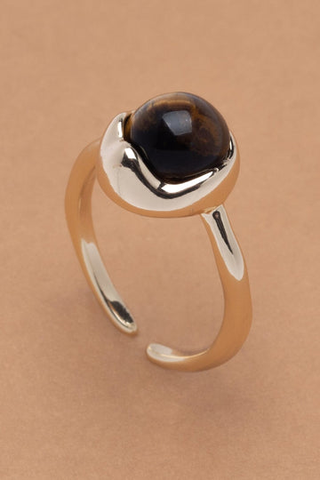 Tiger Eye Gold Ring - Nakamol