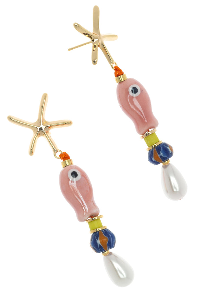 Sea World Star Drop Earrings - Nakamol