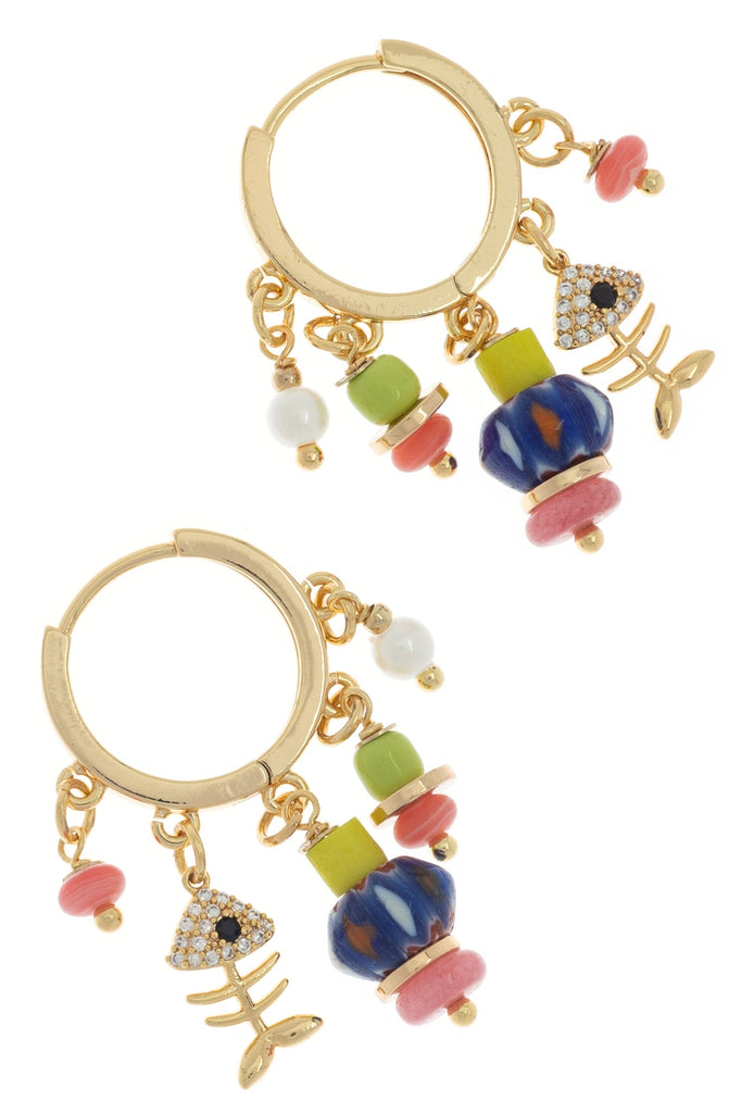 Colorful Charm Earrings - Nakamol