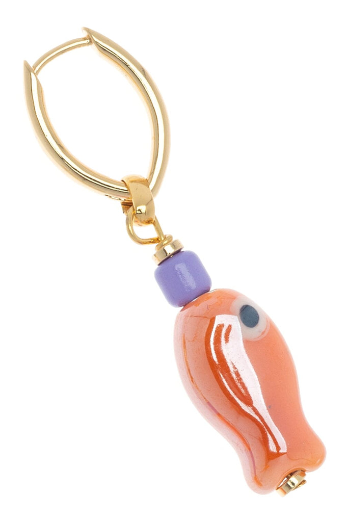 Lucky Orange Fish Drop Earrings - Nakamol