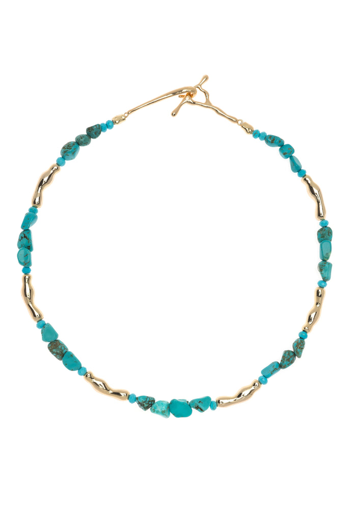 Lock Loop Turquoise Necklace - Nakamol