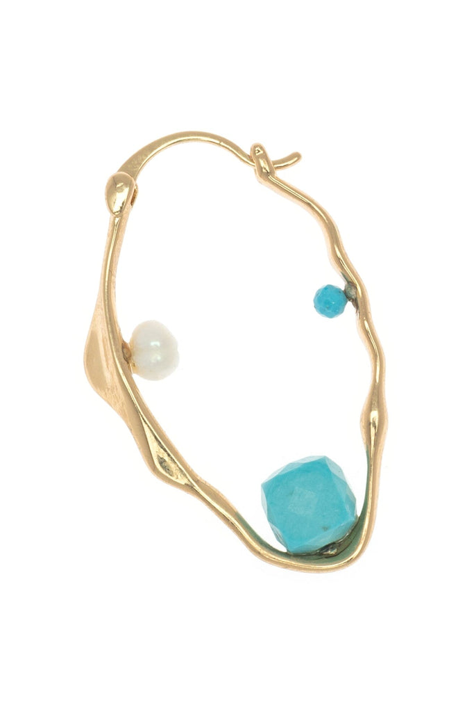 Ocean Orbit Hoop Earrings - Nakamol