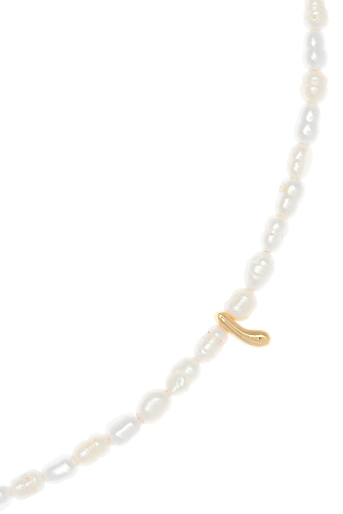 White Pearl I Bead Fashion Necklace - Nakamol