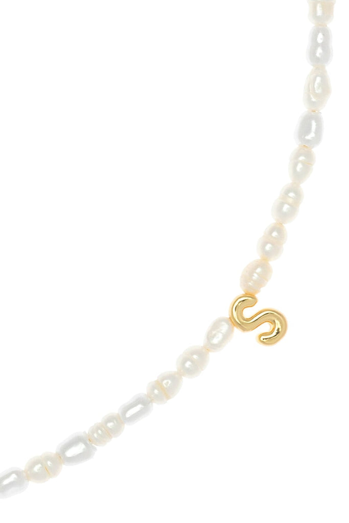 White Pearl S Bead Fashion Necklace - Nakamol