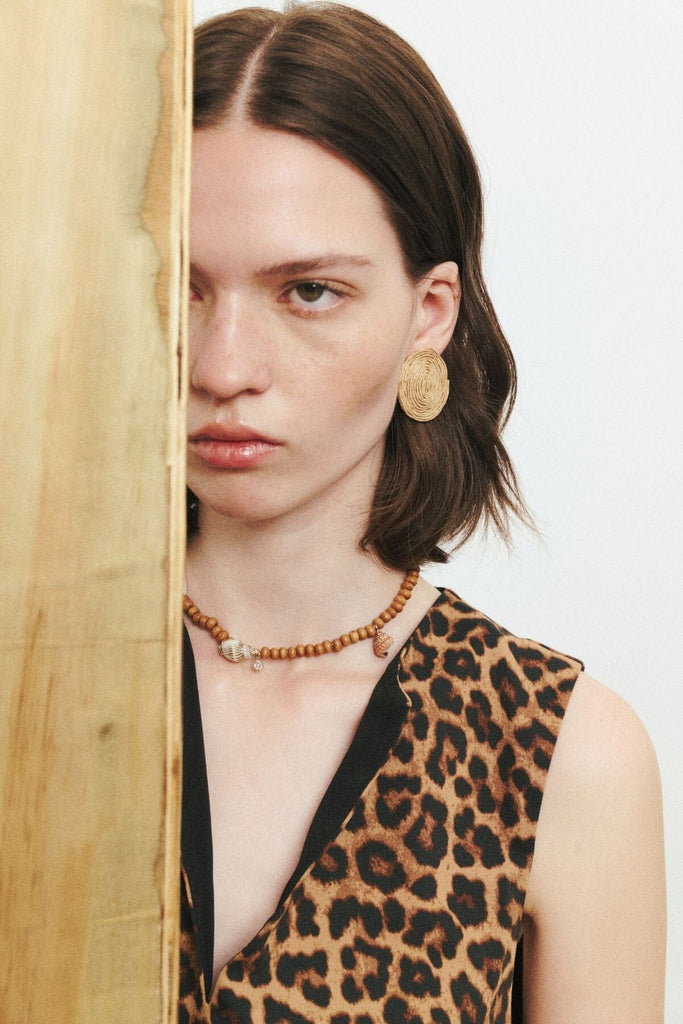 TEXTURED PRINT EARRINGS - Nakamol