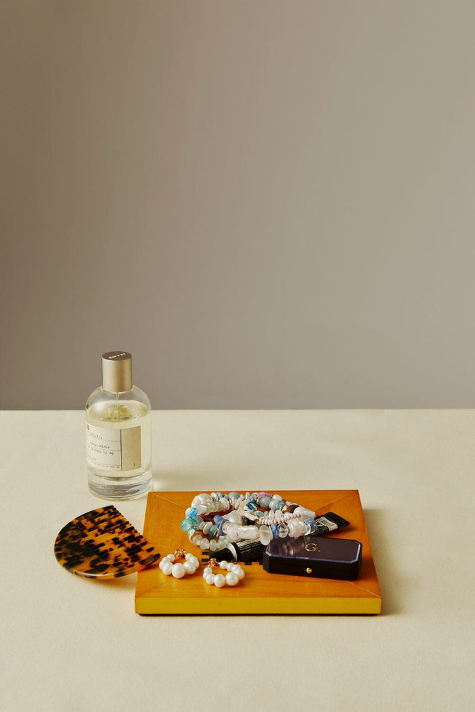 String of Pearl Hoop Earrings - Nakamol