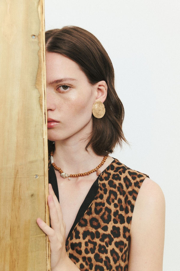 TEXTURED PRINT EARRINGS - Nakamol