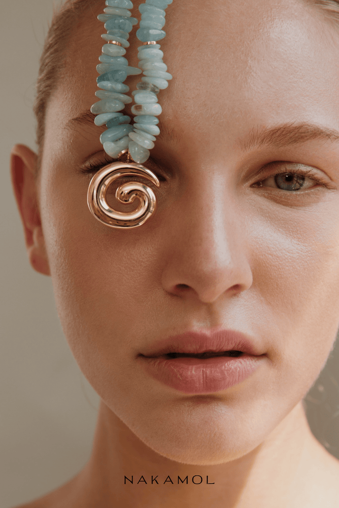 Blue Ocean Beaded Necklace - Nakamol