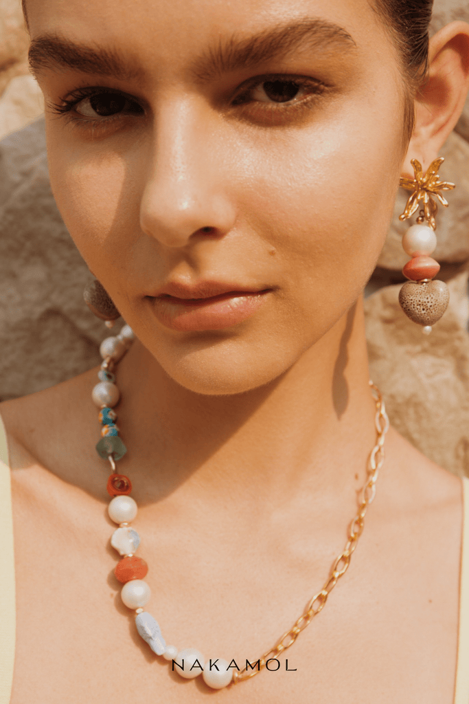 Summer Mix Asymmetrical Necklace - Nakamol
