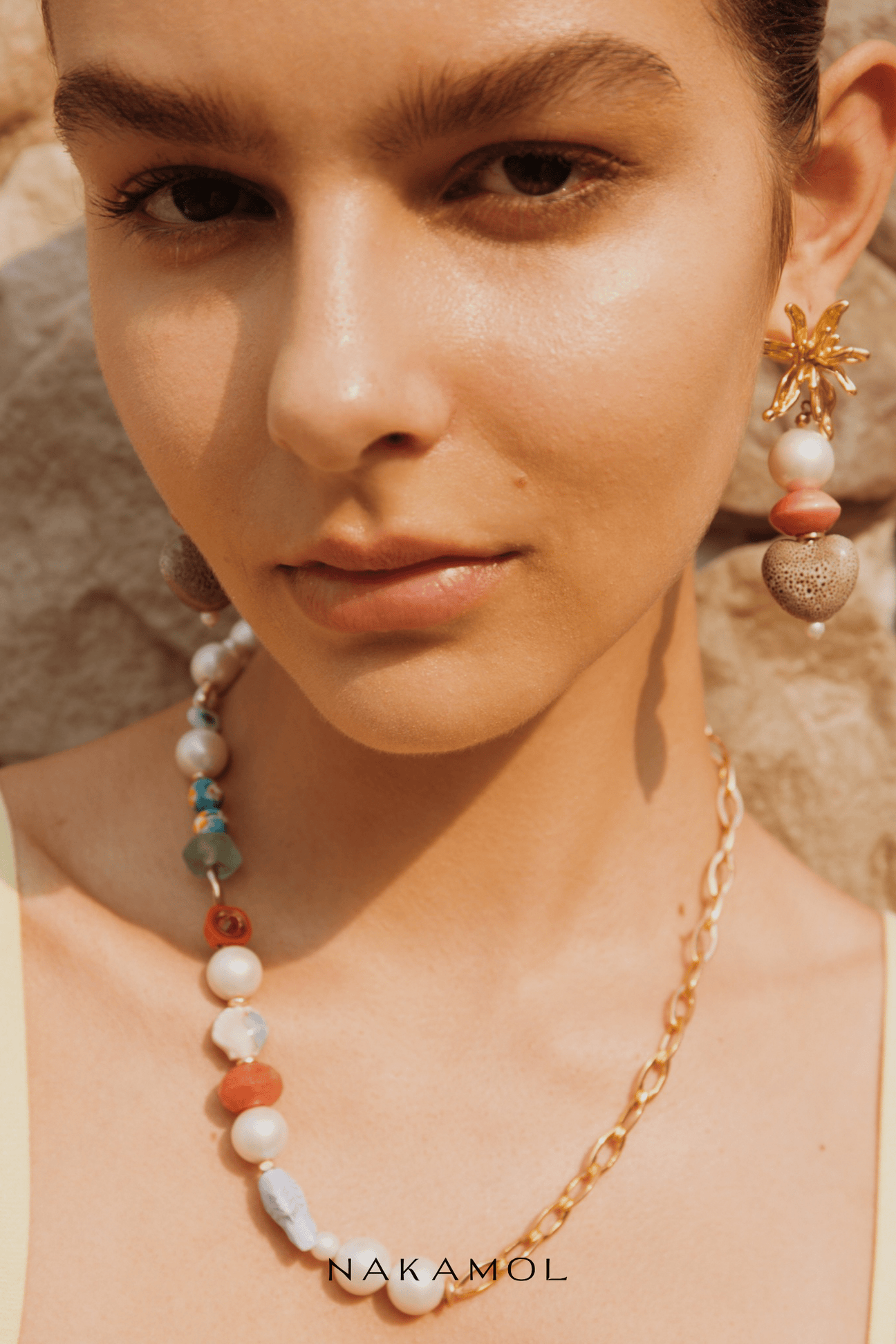 Summer Mix Asymmetrical Necklace - Nakamol