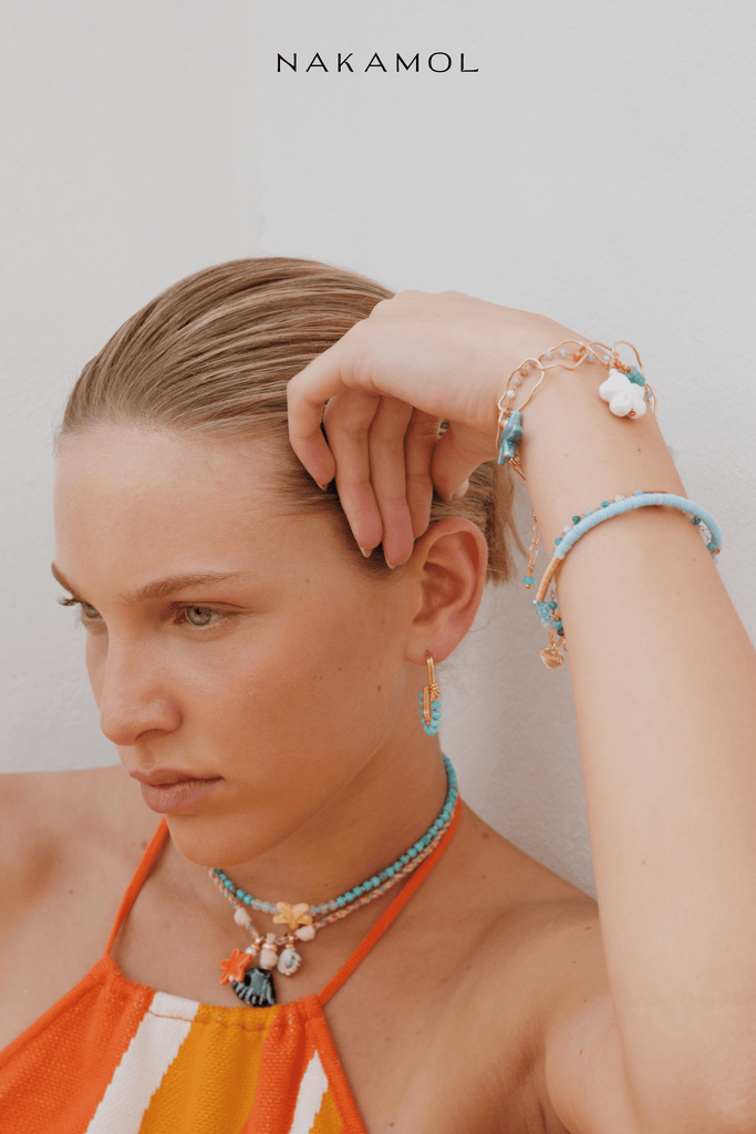 Summer Mix Stone Charm Bracelet - Nakamol