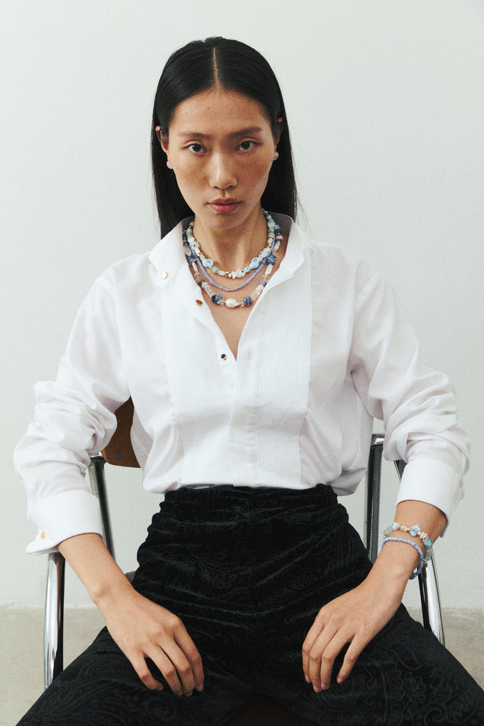 Montana White Mix Necklace - Nakamol