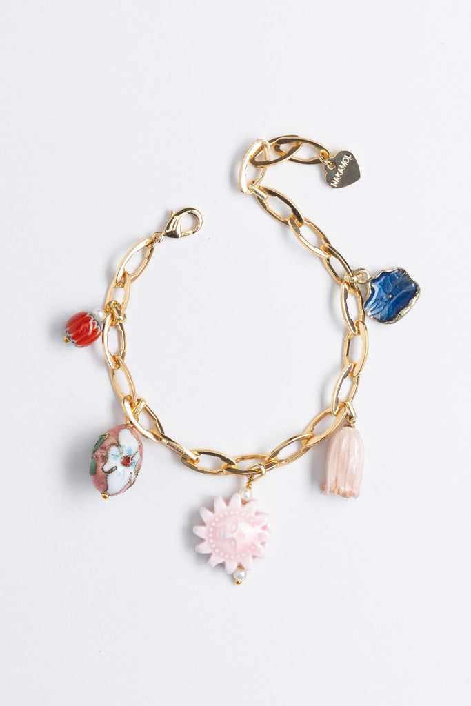 Summer Mix Stone Charm Bracelet - Nakamol