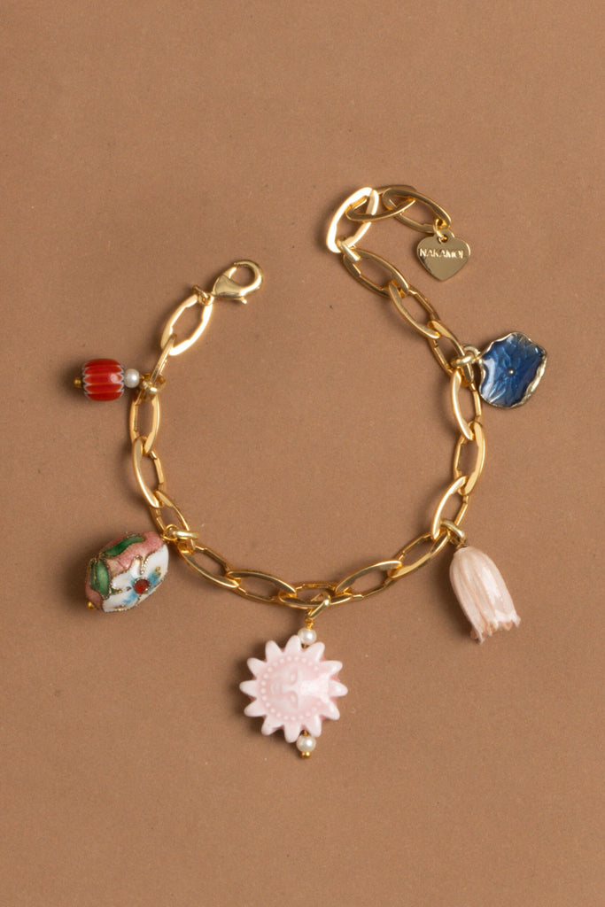 Summer Mix Stone Charm Bracelet - Nakamol