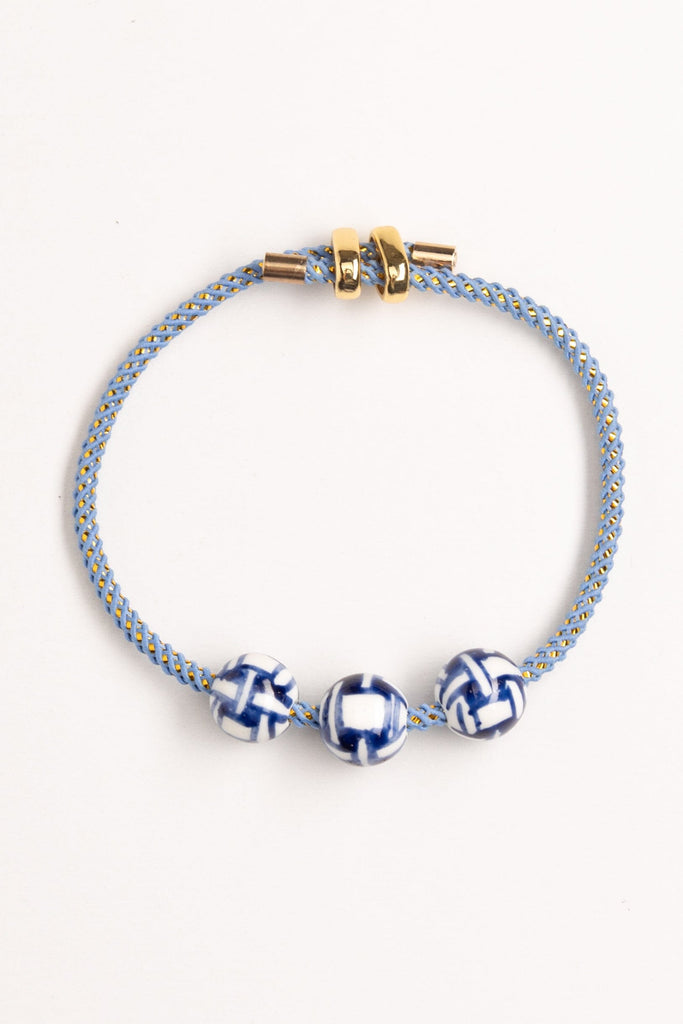 White Montana Beaded Bracelet - Nakamol