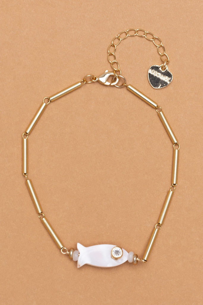 Fish Shell Gold Bracelet - Nakamol