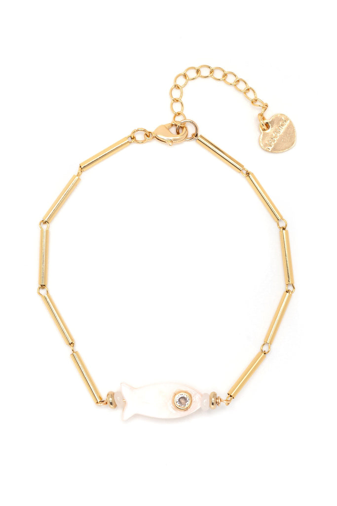Fish Shell Gold Bracelet - Nakamol