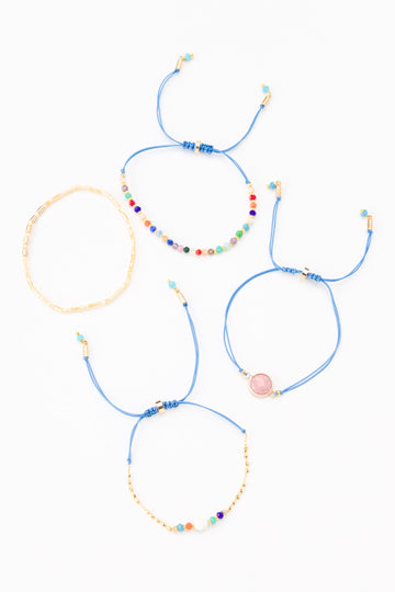 Shades of Blue Friendship Bracelet Set - Nakamol