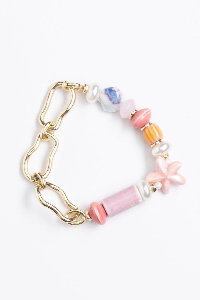 Orange Summer Stretchy Bracelet - Nakamol