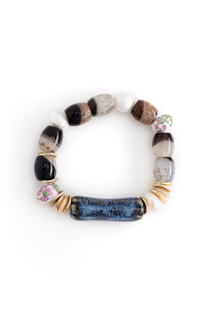 Lunakite Montana Beaded Stretchy Bracelet - Nakamol