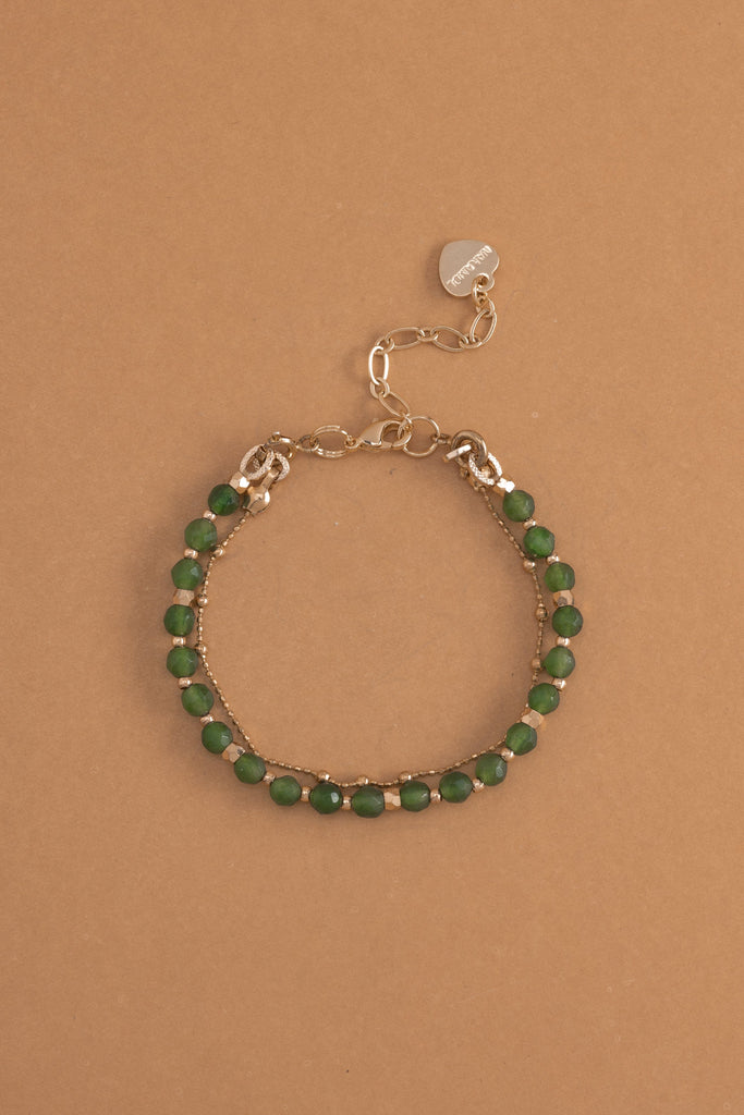 Emerald Lucky Charm Bracelet - Nakamol