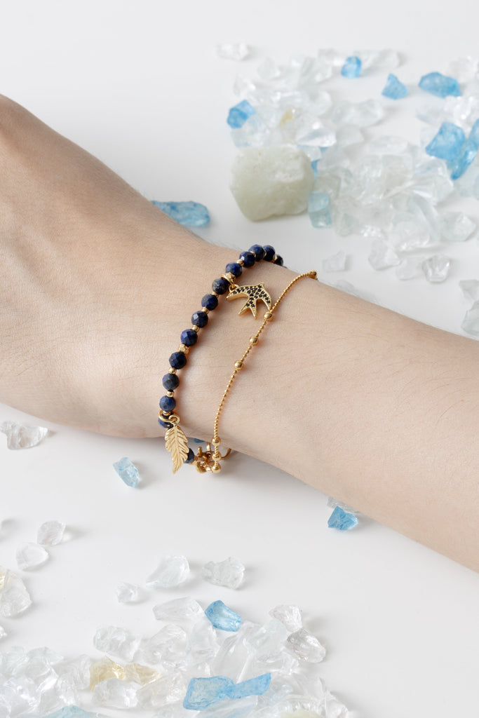 Lapis Lazuli Lucky Charm Bracelet - Nakamol