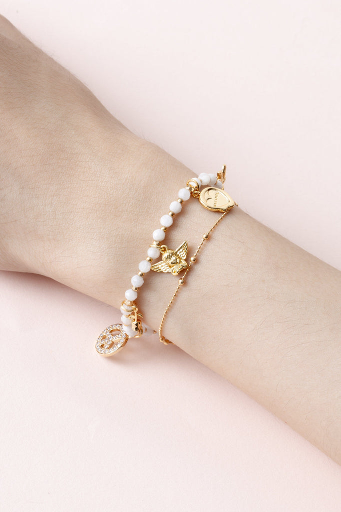 Moonstone Lucky Charm Bracelet - Nakamol