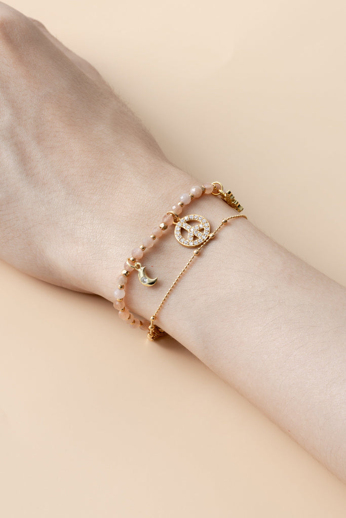 Sunstone Lucky Charm Bracelet - Nakamol