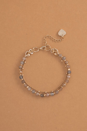 Multi-Colored Moonstone Lucky Charm Bracelet - Nakamol