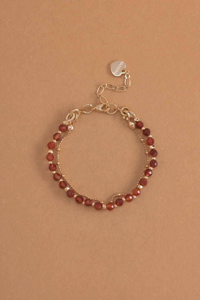 Carnelian Lucky Charm Bracelet - Nakamol
