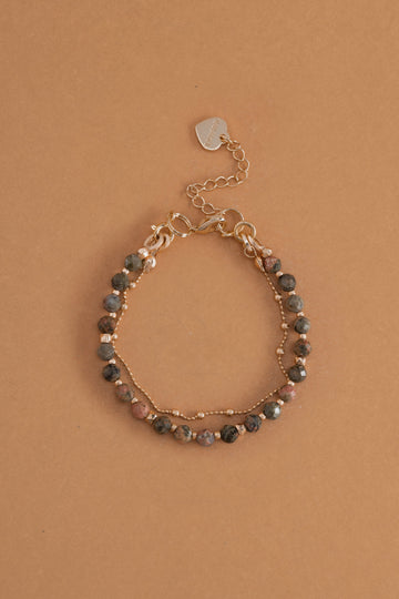 Unakite Lucky Charm Bracelet - Nakamol