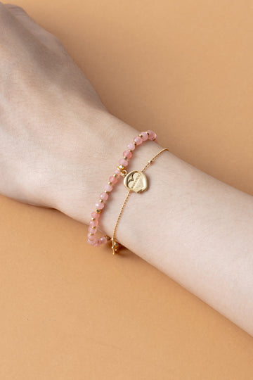 Rose Quartz Single Strand Bracelet - Nakamol
