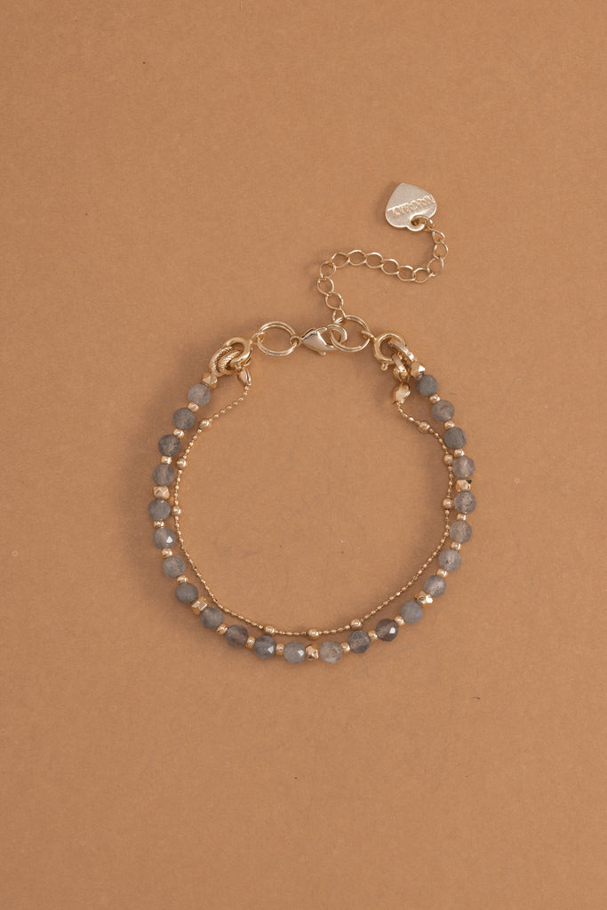 Labradorite Lucky Charm Bracelet - Nakamol