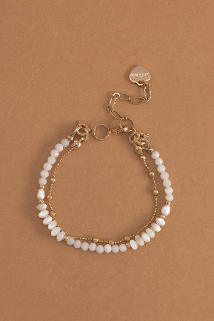 Mix Moonstone Lucky Charm Bracelet - Nakamol
