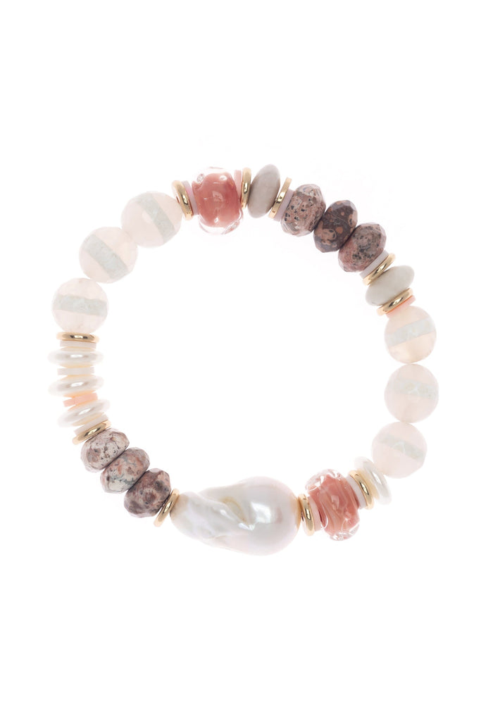 Sandy Beach Stretchy Bracelet - Nakamol