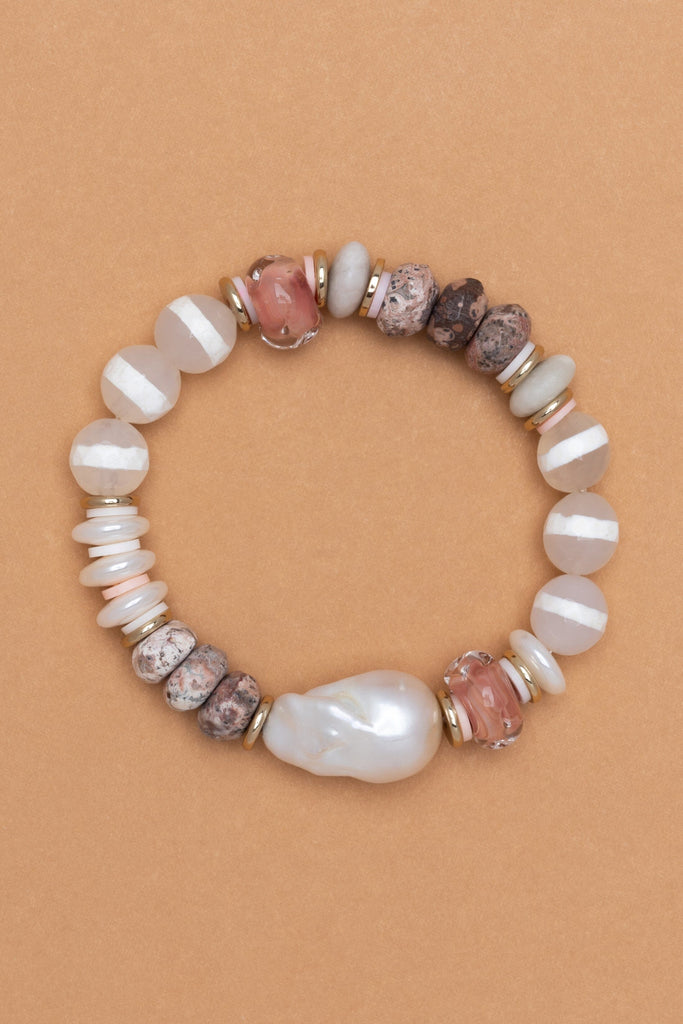 Sandy Beach Stretchy Bracelet - Nakamol