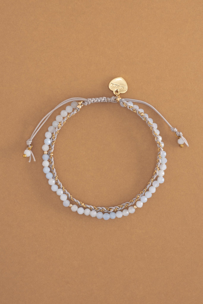 Lucky White Stone Bracelet - Nakamol