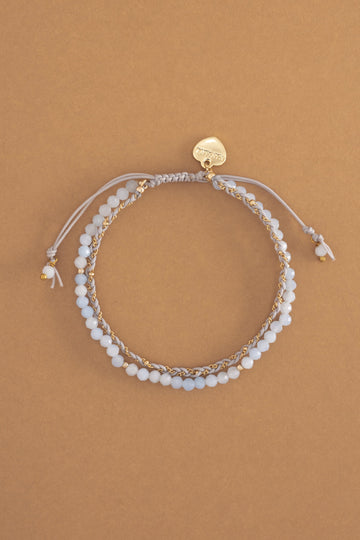 Lucky White Stone Bracelet - Nakamol