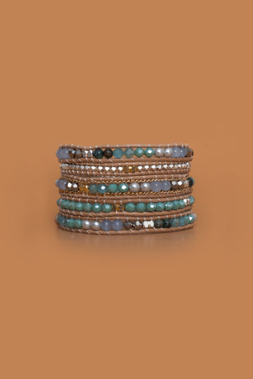 Amazonite Five Layer Wrap - Nakamol