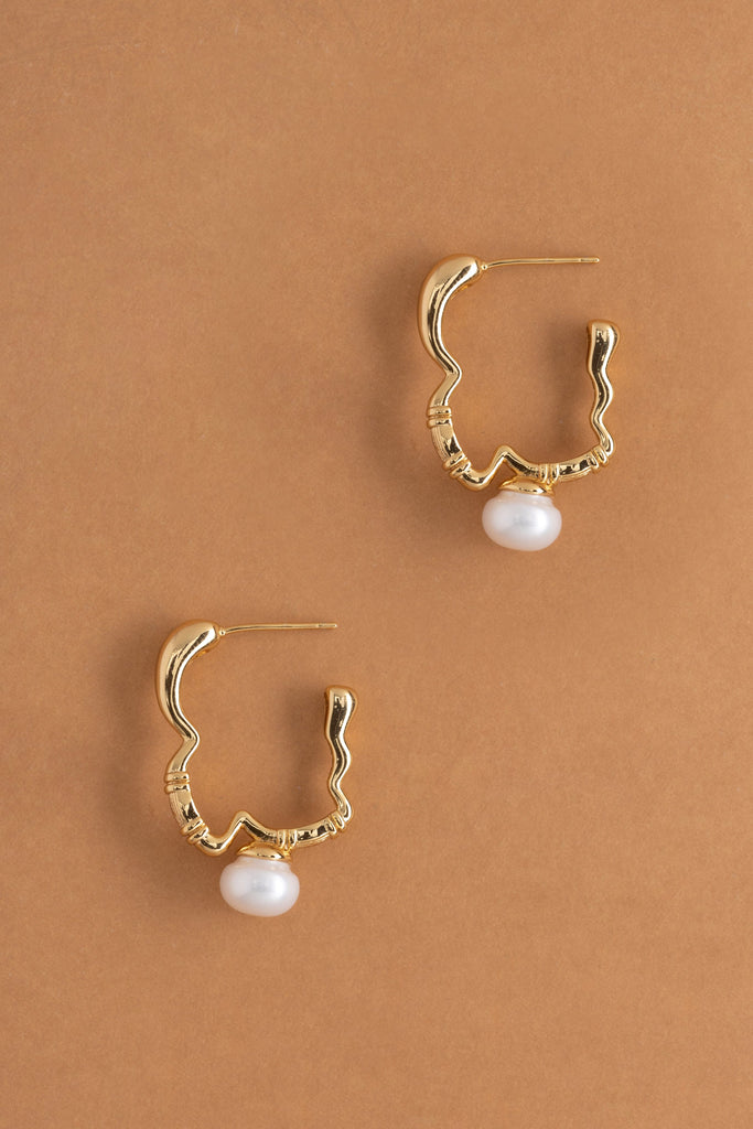 Gold Filigree Earrings - Nakamol