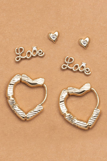 Love is in the Air Earring Set - Nakamol