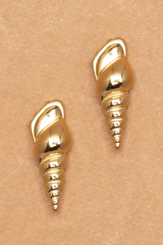 CONUS ROSE GOLD EARRINGS - Nakamol