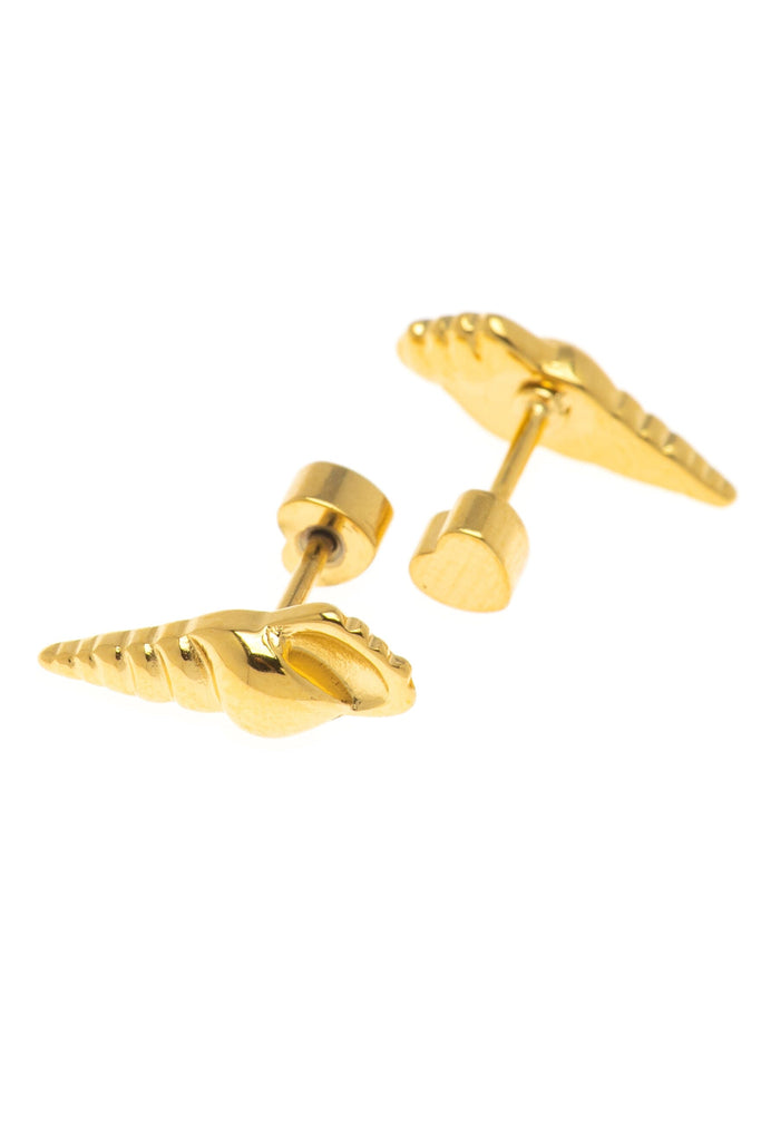 CONUS ROSE GOLD EARRINGS - Nakamol