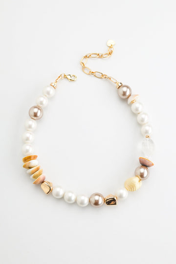 Multi Pearl Necklace - Nakamol