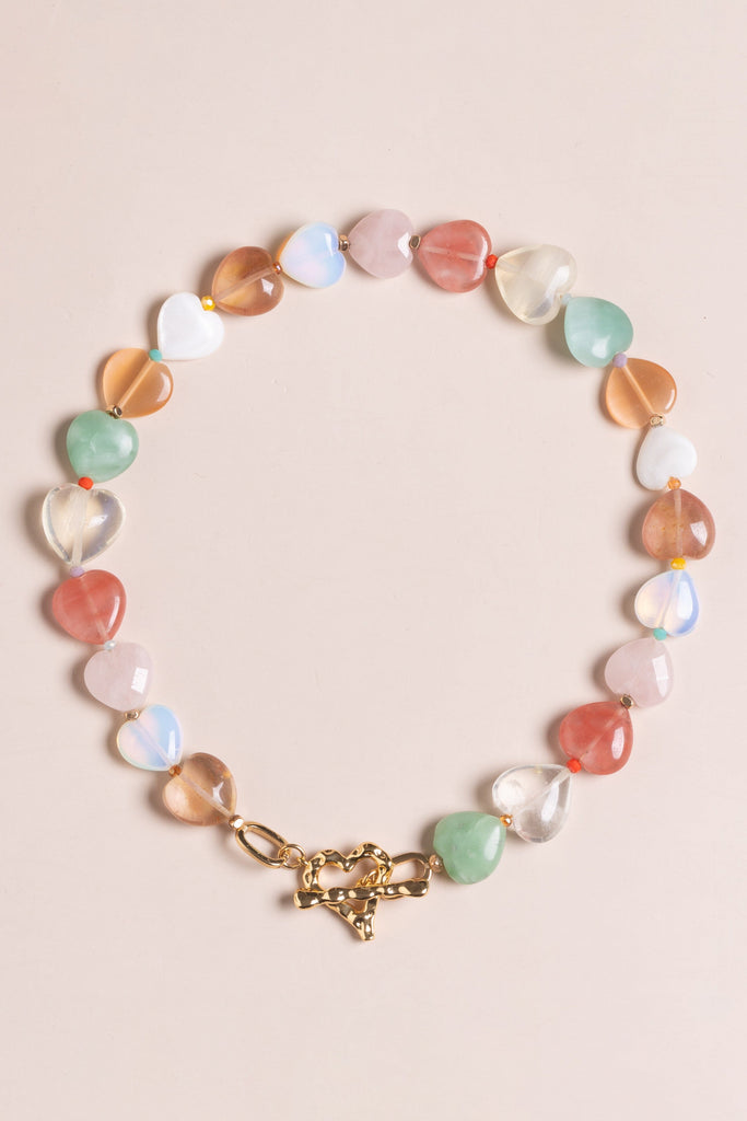 Parade of  Gem Hearts Necklace - Nakamol