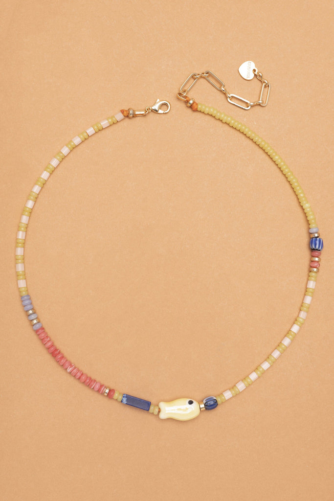 Lemon Cherry Beaded Necklace - Nakamol