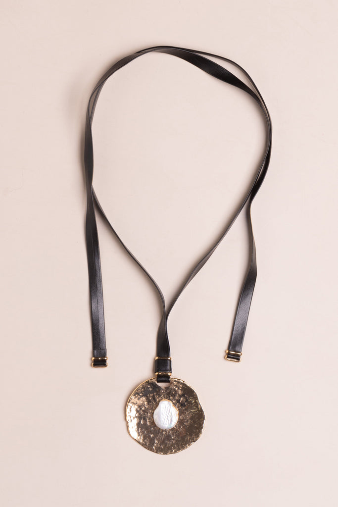 Brushed Coin Necklace - Nakamol